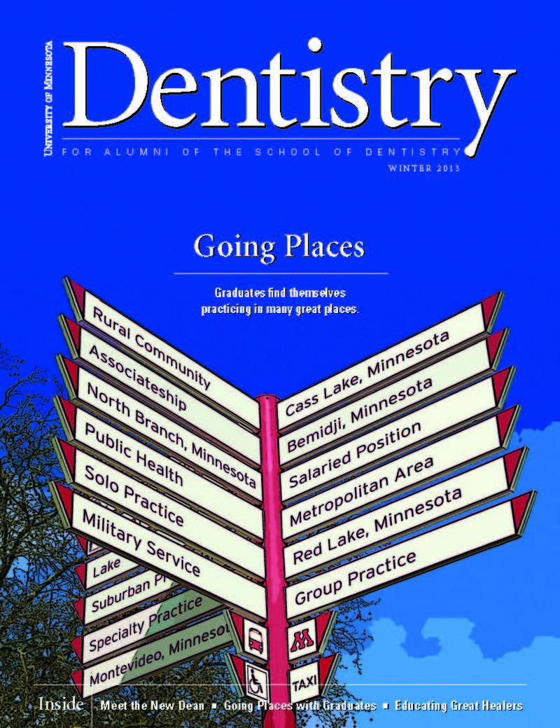 cover of Dentistry Magazine Winter 2013